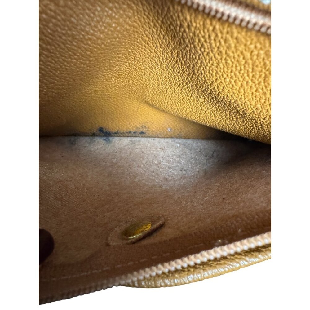 Dooney & Bourke VTG Essex Shoulder Bag Black Tan All Weather Leather USA Classic - Picture 12 of 16